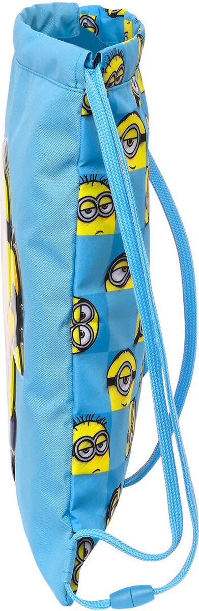 Minions Rugtas Met Koordjes tatic (26 X 34 X 1 Cm) - Blauw