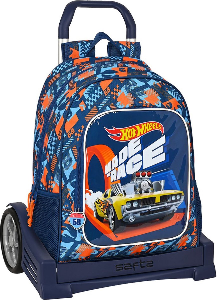 Hot Wheels Schoolrugzak Met Wielen Speed Club (32 X 42 X 14 Cm) - Oranje