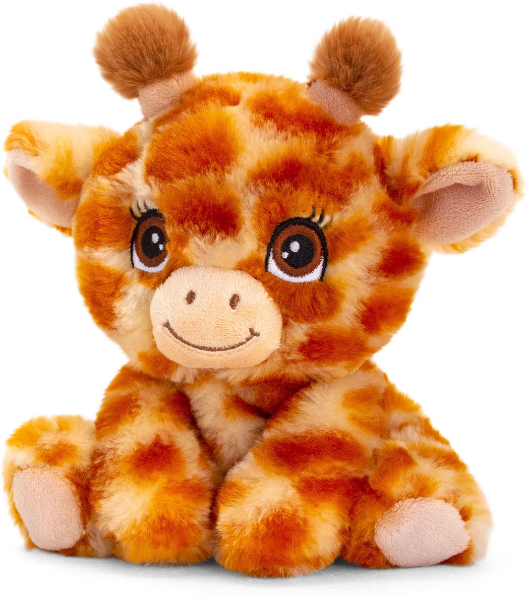 Keel Toys - Cadeaukaart Gefeliciteerd Met Knuffeldier Giraffe 16 Cm - Knuffeldier
