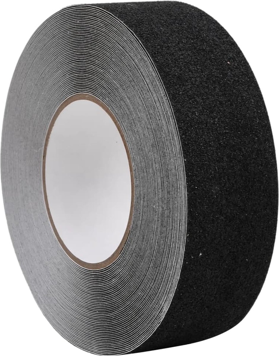 Vidaxl Anti-sliptape 0,1x50 M Pvc Zwart