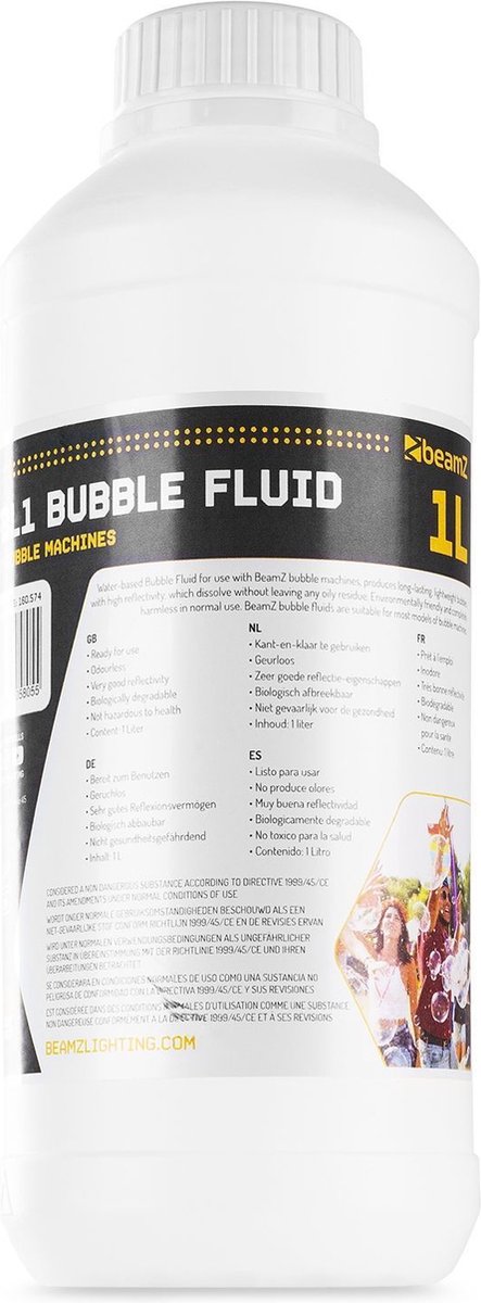 BEAMZ Bubbelvloeistof 1 Liter