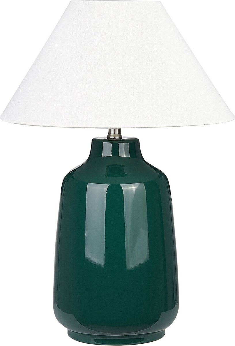 Beliani Careta - Tafellamp--keramiek - Groen