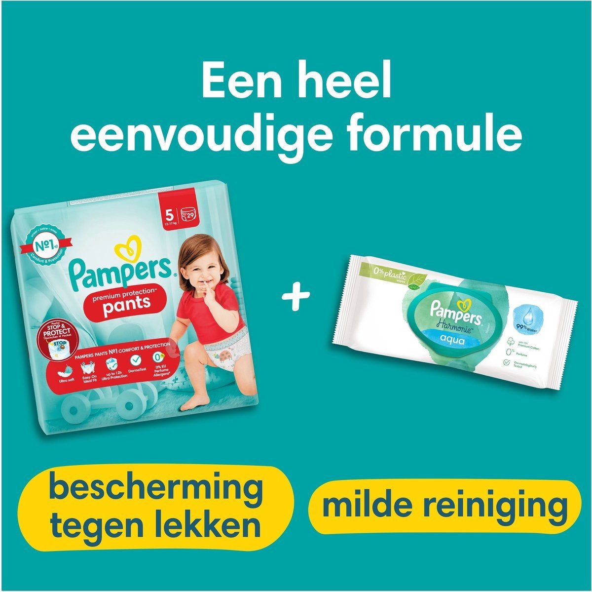 Pampers - Premium Protection Pants - Maat 6 - Maandbox - 135 Stuks - 15+ Kg
