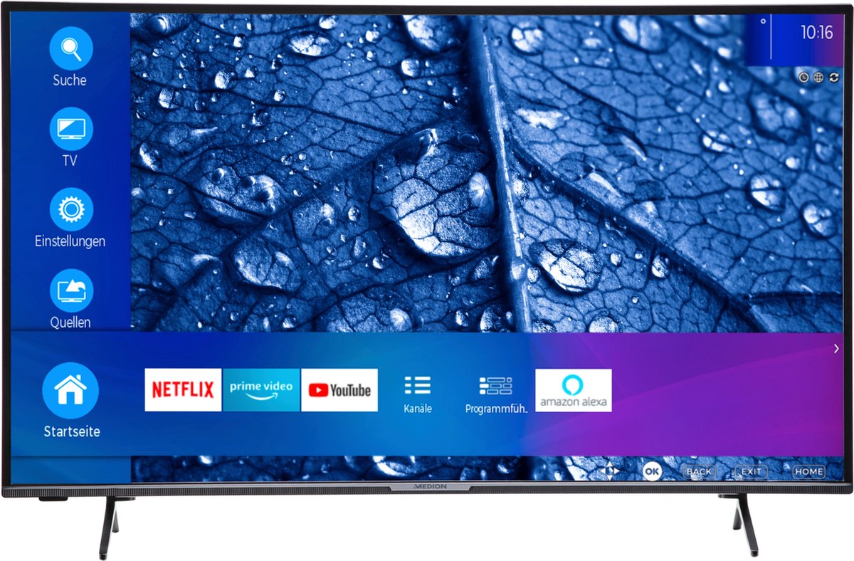 Medion P14313 - Smart Tv - 108 Cm - 43 Inch - Full Hd - 2023 - Zwart