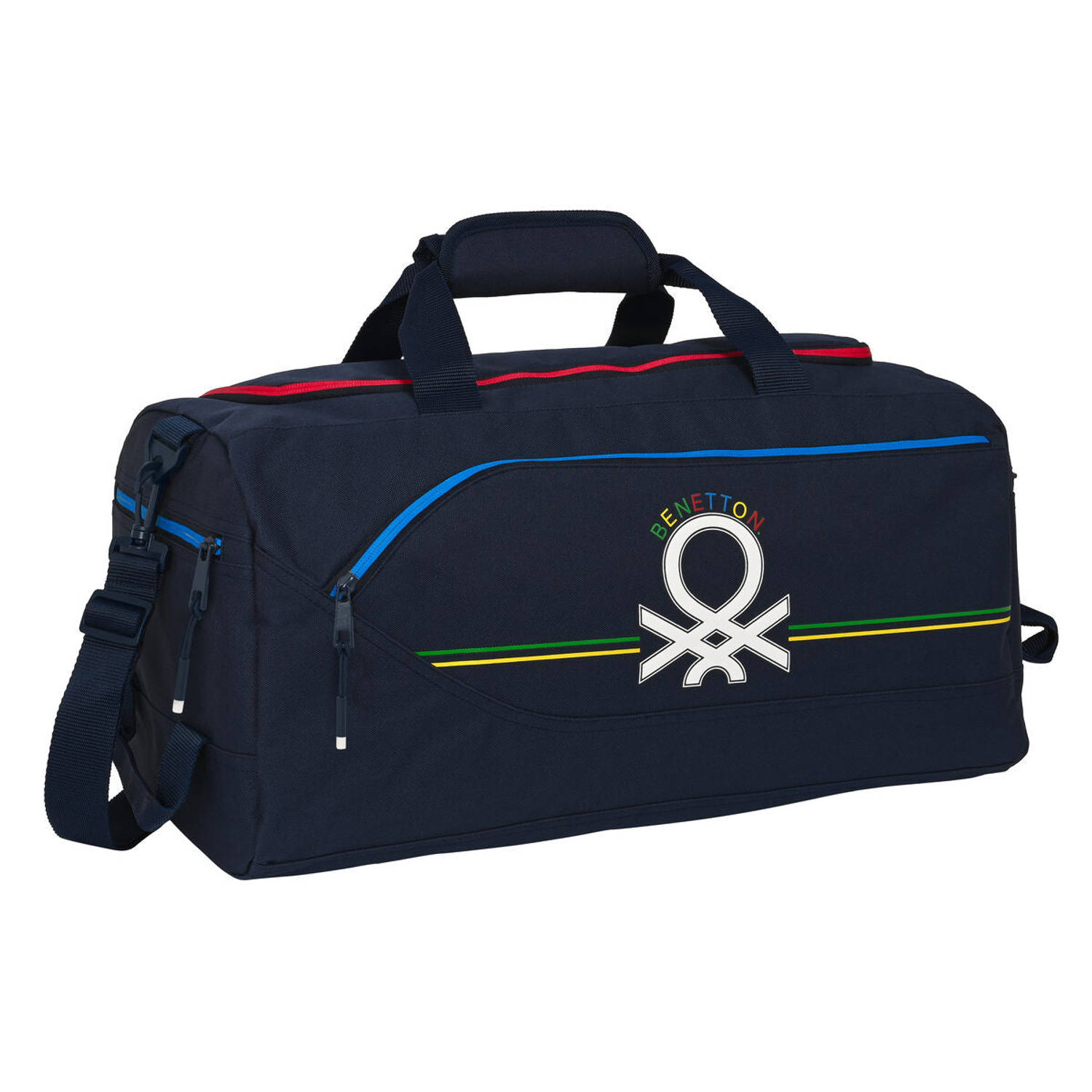 Benetton Sporttas Sixties Marine (50 X 25 X 25 Cm) - Blauw