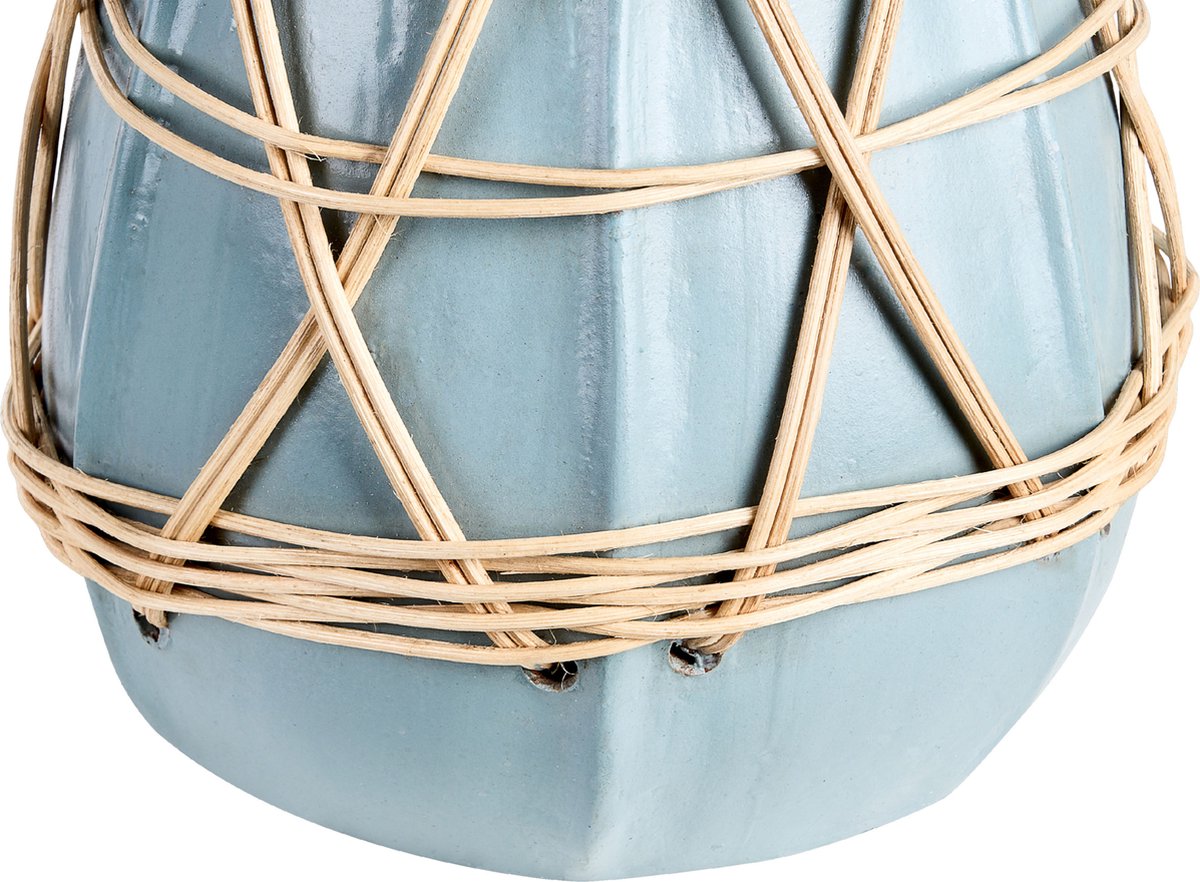 Beliani Kamering - Decovaas--terracotta - Blauw