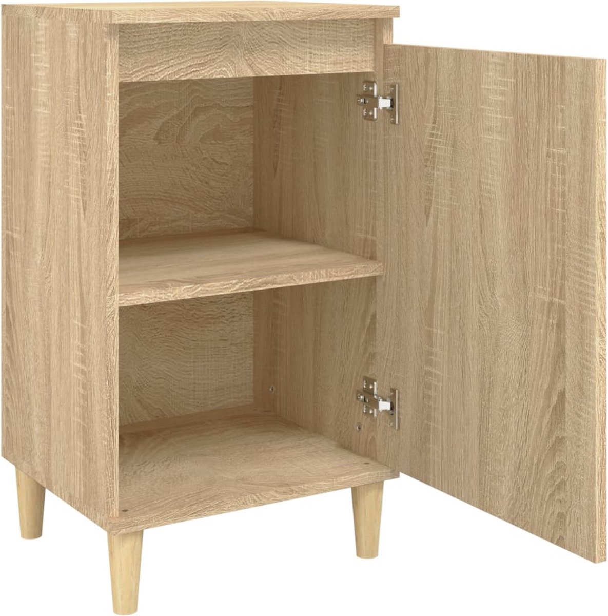 Vidaxl Nachtkastjes 2 St 40x35x70 Cm Bewerkt Hout Sonoma Eikenkleurig - Bruin