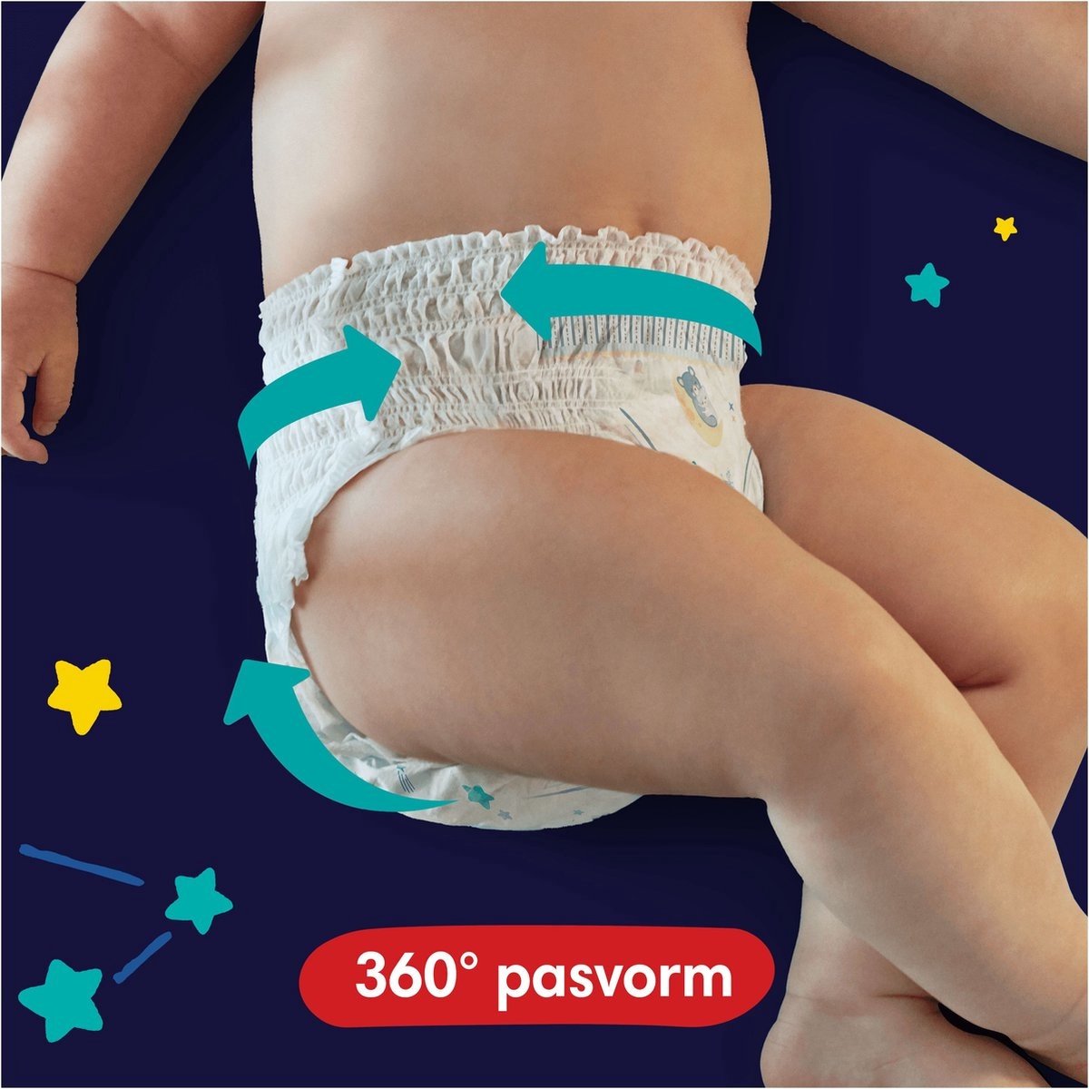 Pampers - Baby Dry Night Pants - Maat 6 - Maandbox - 120 Stuks - 15+ Kg