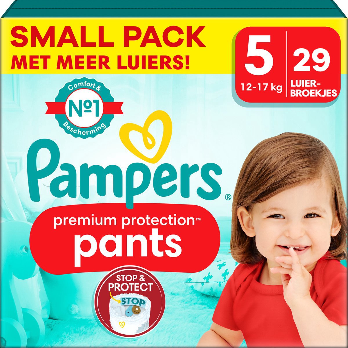 Pampers - Premium Protection Pants - Maat 5 - Small Pack - 29 Stuks - 12/17 Kg