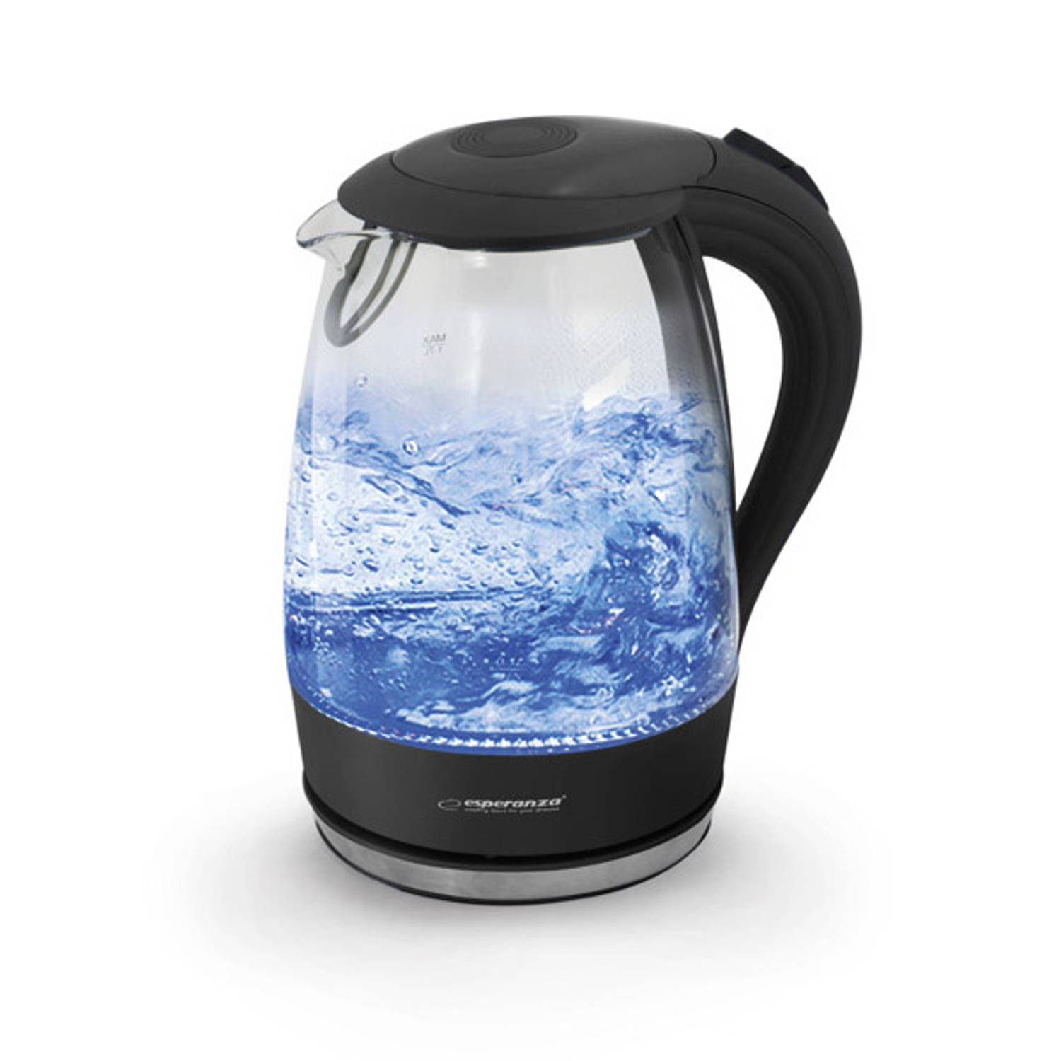 Esperanza Waterkoker Salto Angel 1,7 Liter - Zwart