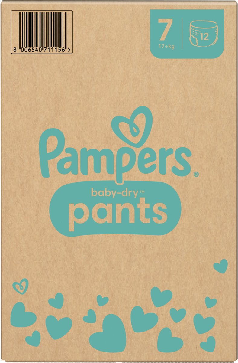 Pampers - Baby Dry Pants - Maat 7 - Maandbox - 126 Stuks - 17+ Kg