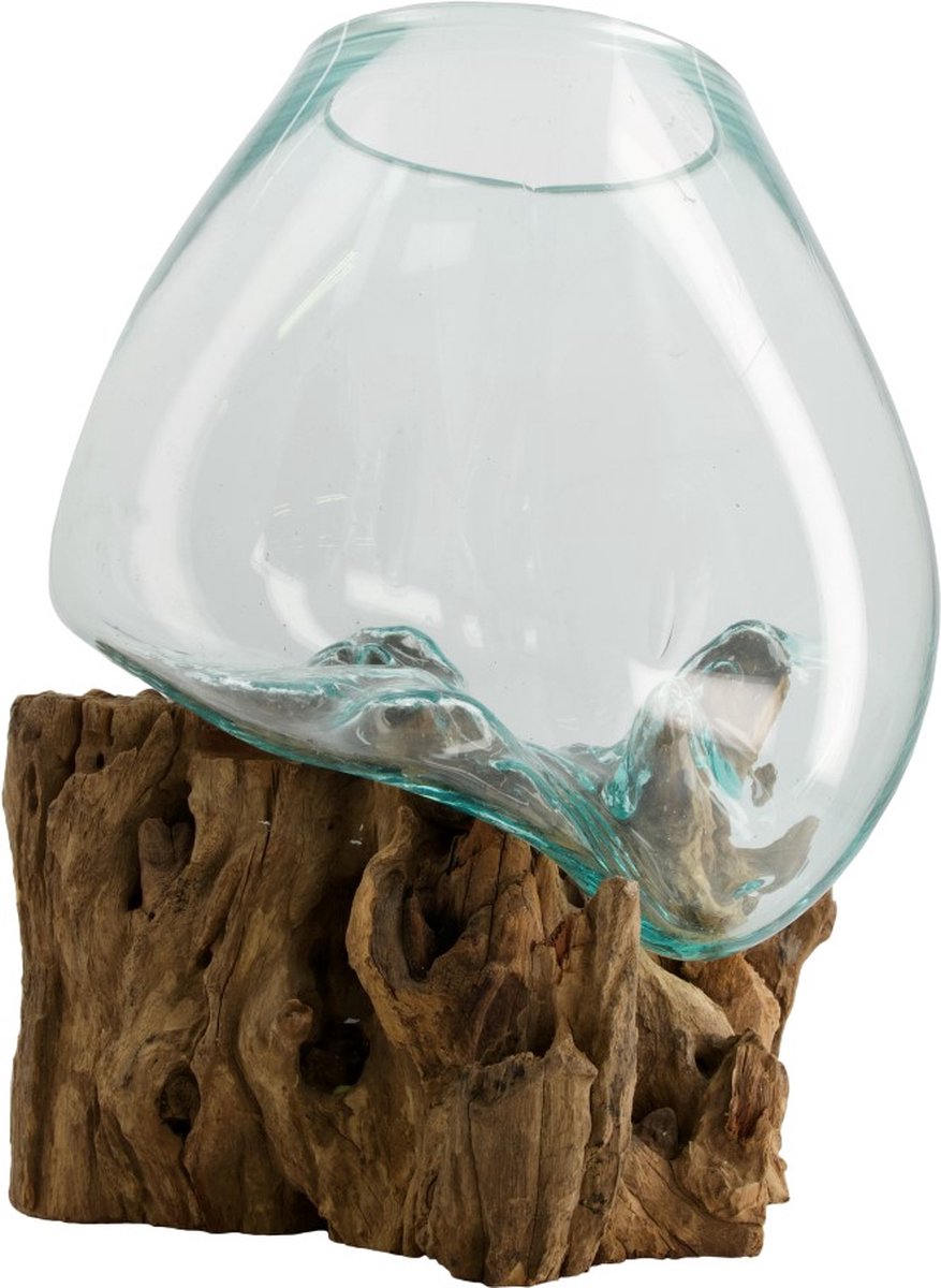 Dijk Natural Collections Dknc - Root Glass - 48x48x43cm - Natuurlijk