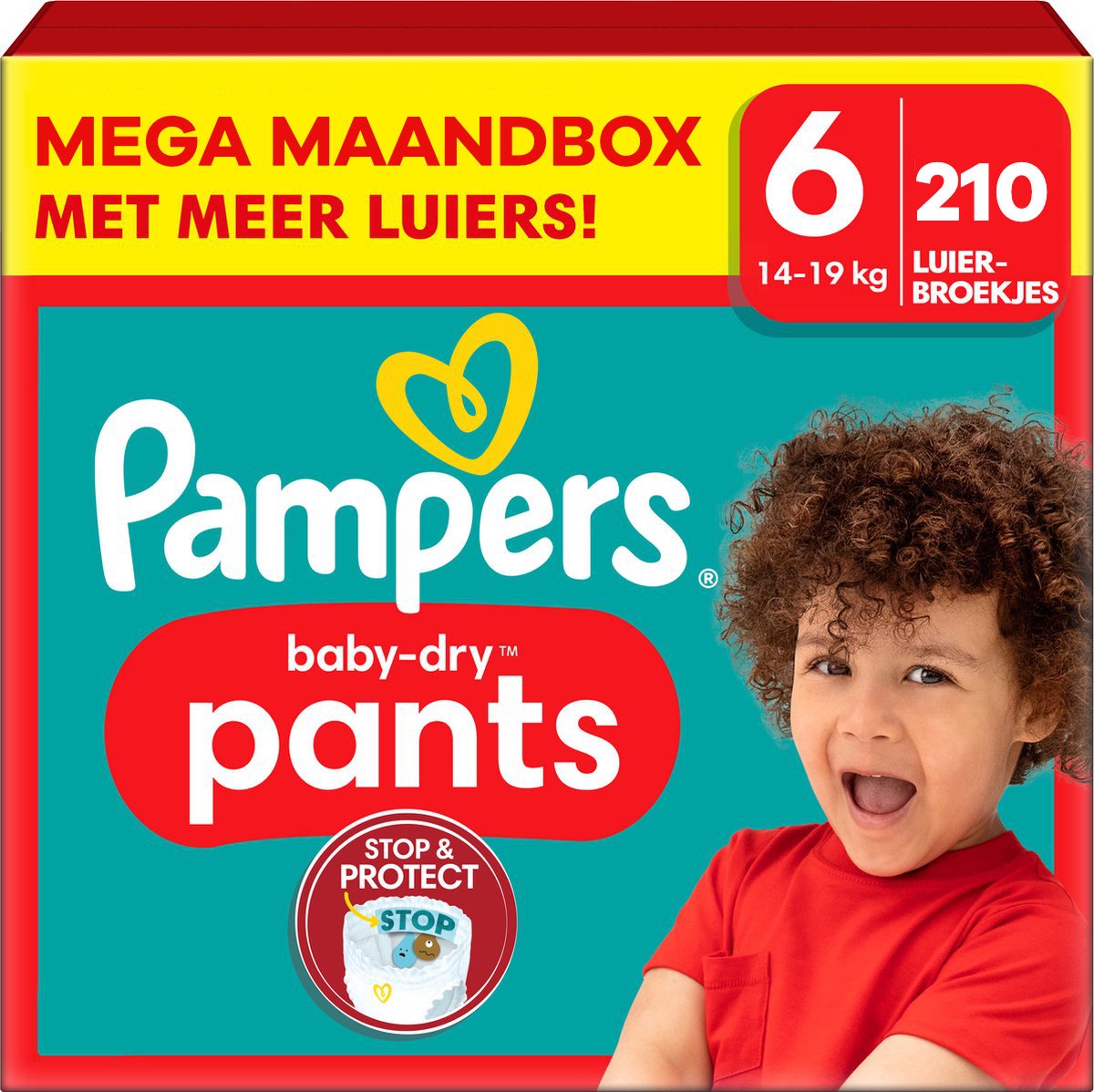 Pampers - Baby Dry Pants - Maat 6 - Mega Maandbox - 210 Stuks - 15+ Kg