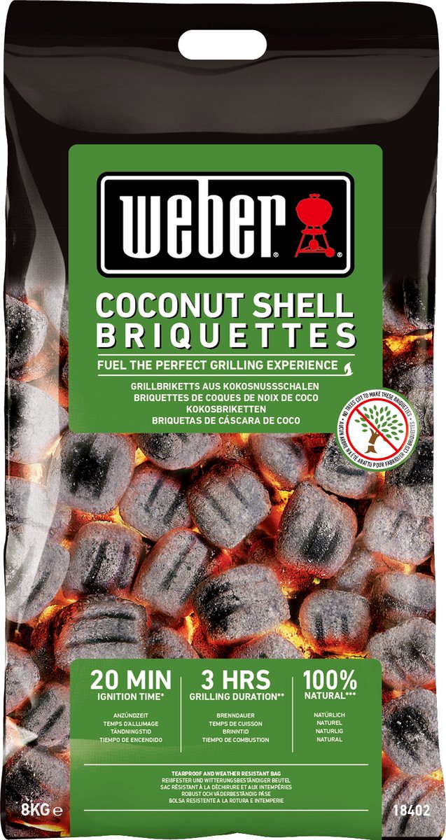 Weber Kokosbriketten 8 kg