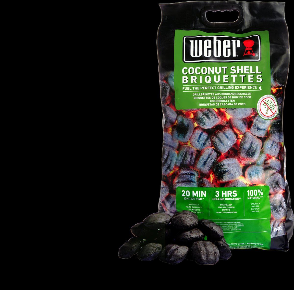 Weber Kokosbriketten 8 kg