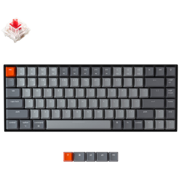 Keychron K2-A1 white leds, TKL, ABS, Bluetooth 5.1