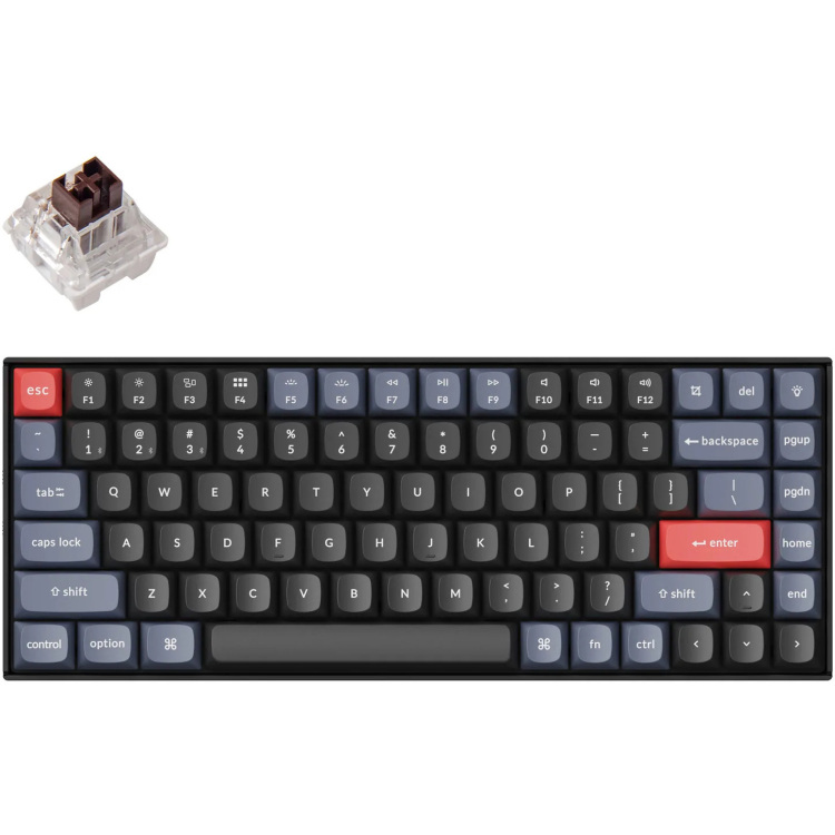 Keychron K2 Pro-G3 White leds, 75%, Double-shot PBT, hot swap, Bluetooth 5.1