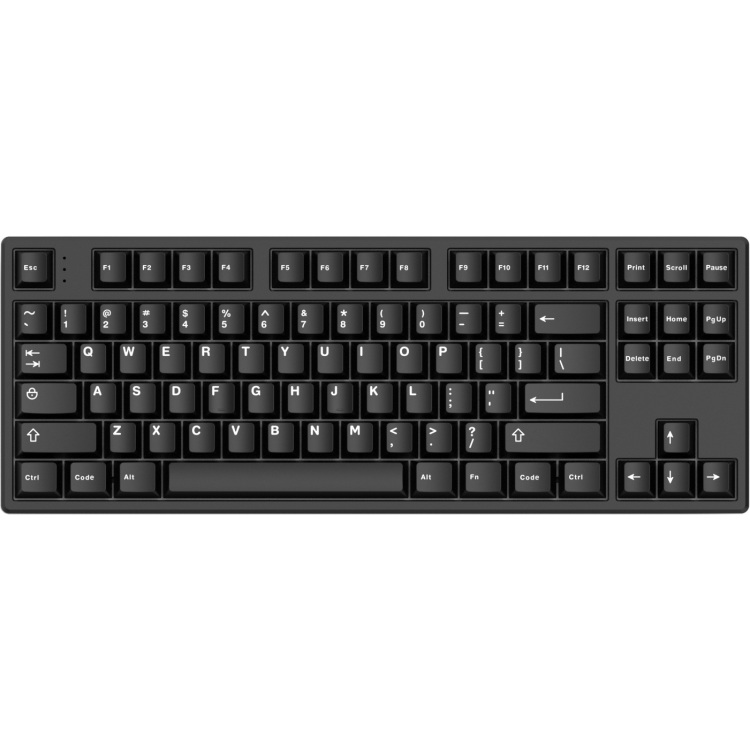 Hello Ganss HS87T Black TKL, RGB leds, PBT Doubleshot keycaps, hot swap, 2,4 GHz / Bluetooth / USB-C