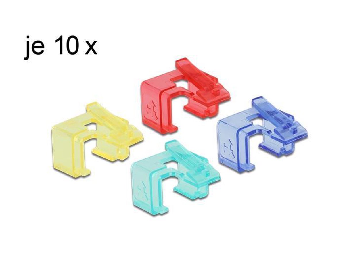 DeLOCK RJ45 Repair Clip Set 1 40 clips