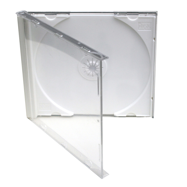 MediaRange CD Jewelcase Single transparent 100 stuks