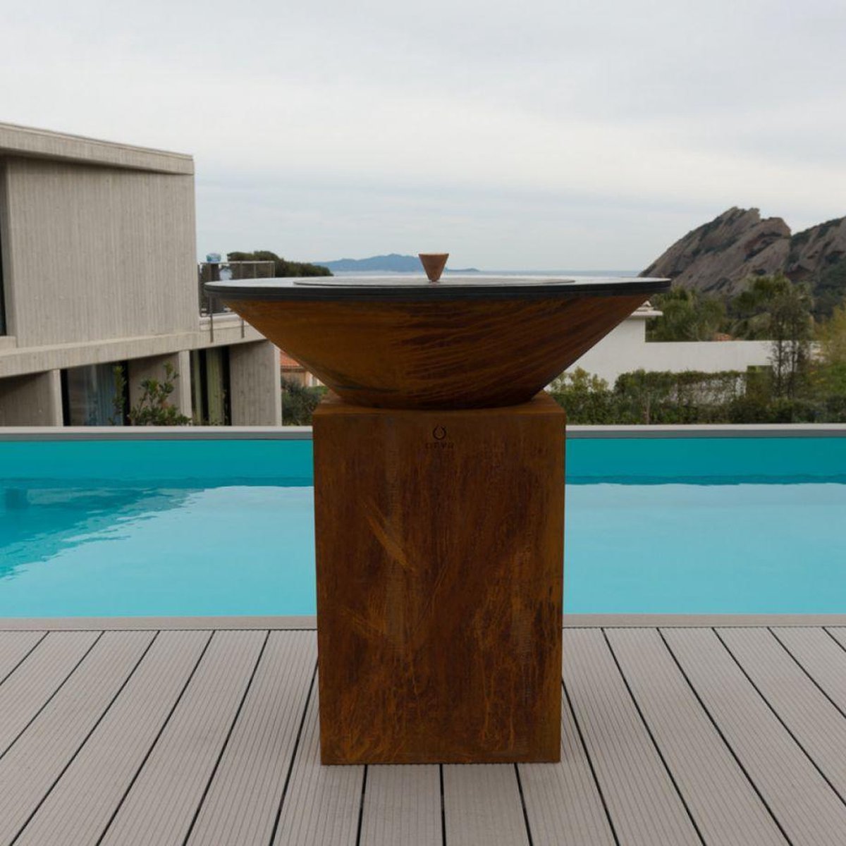 OFYR Doofdeksel Zwart 85 Ø 50 cm