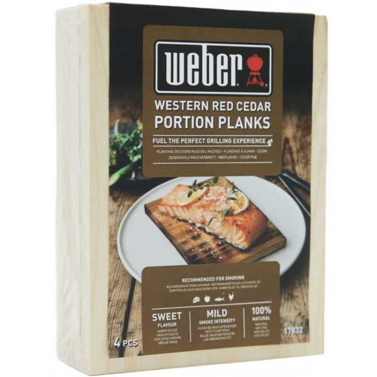 Weber Cederhouten portie rookplanken 4 stuks