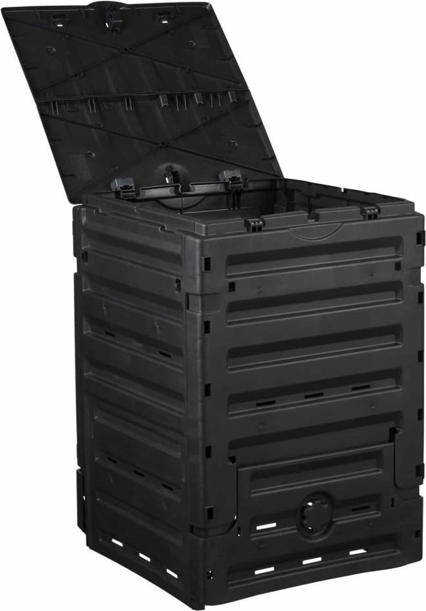 Nature Thermo compostsilo, 300 liter, compostbak 300 liter - Zwart