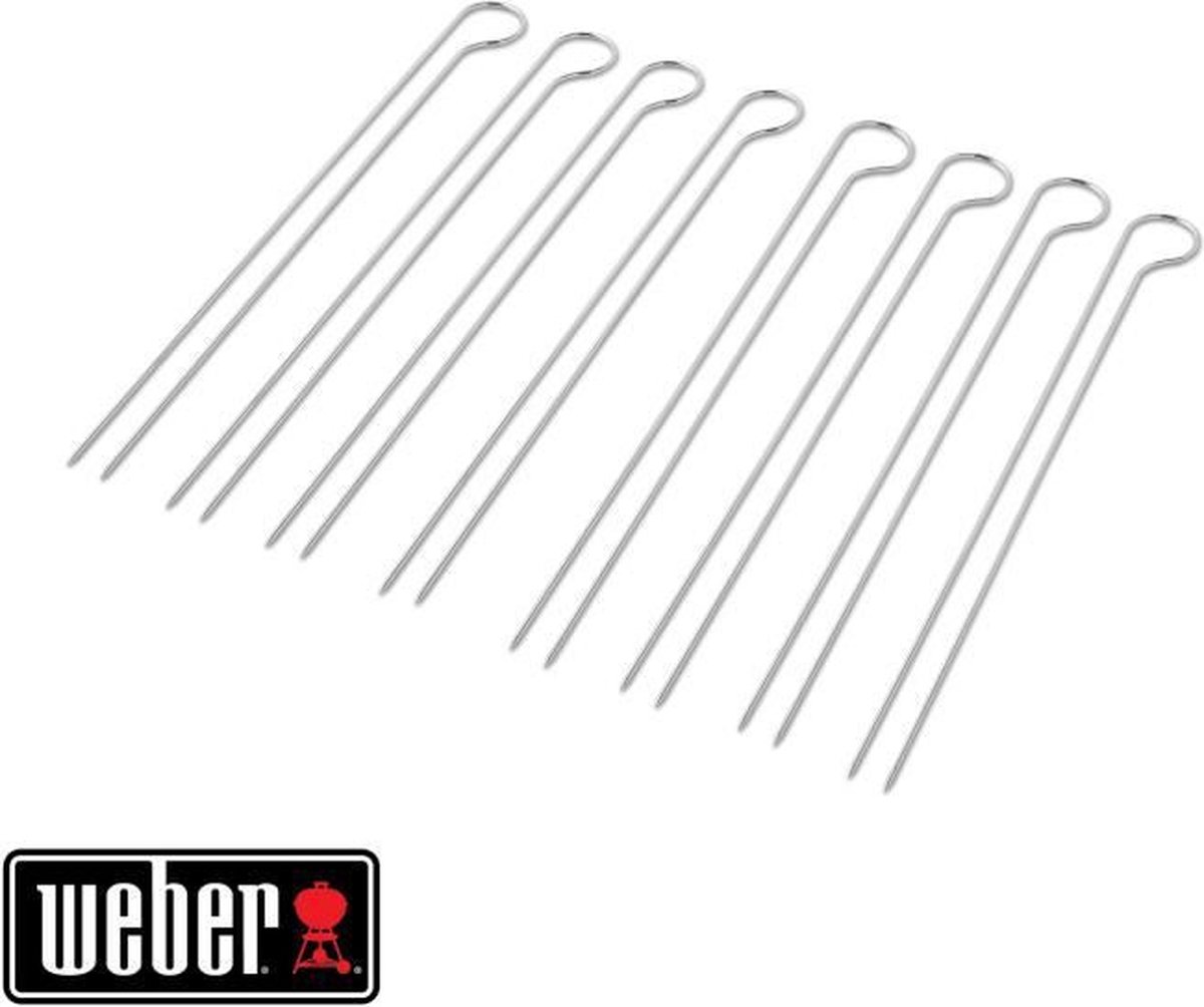 Weber Barbecue spiesenset 8 stuks - Grijs