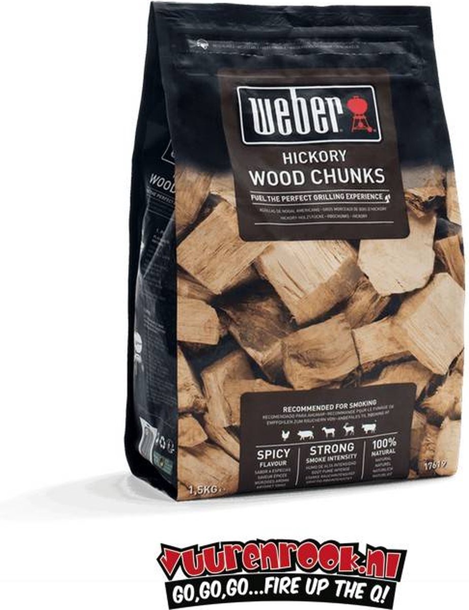Weber Hickory houtblokjes 1,5 kg