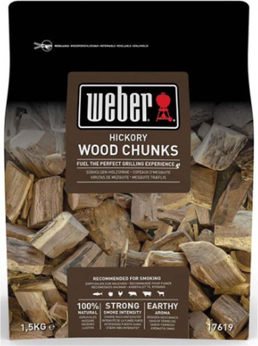 Weber Hickory houtblokjes 1,5 kg