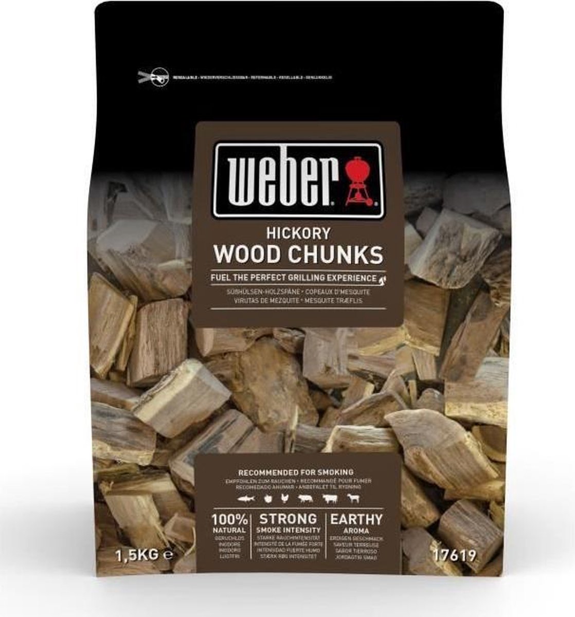 Weber Hickory houtblokjes 1,5 kg