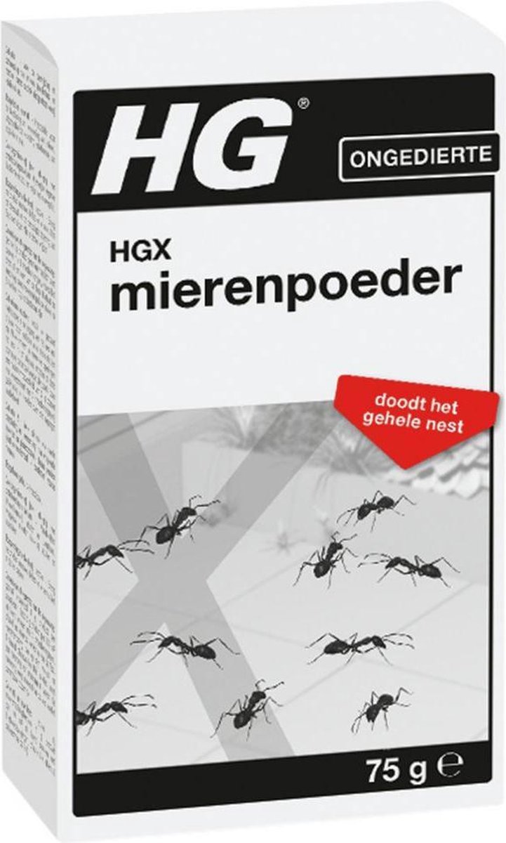 Hg mierenpoeder 75gr insecticide