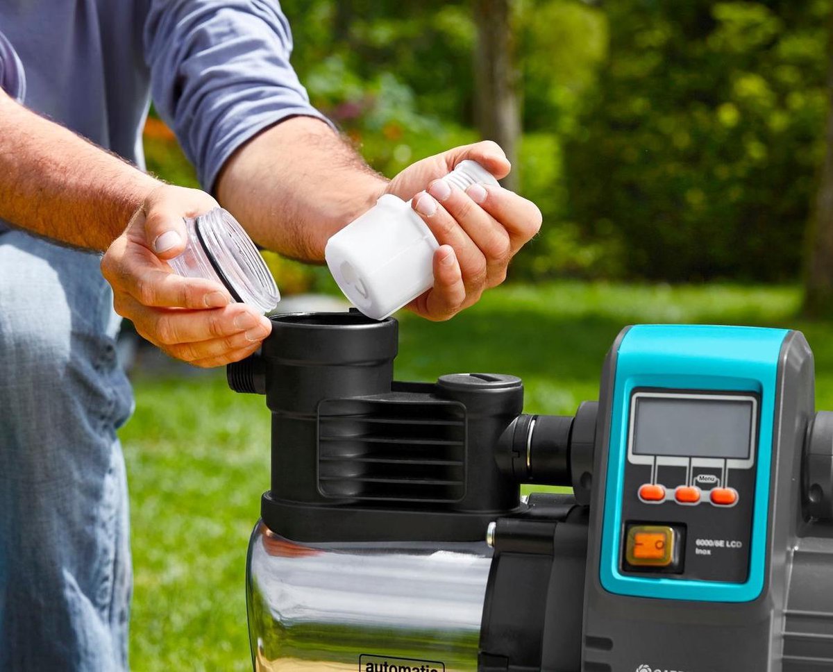 GARDENA Hydrofoorpomp 6000/6 LCD Inox 1760-20