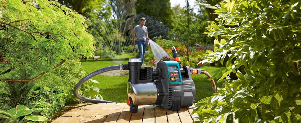 GARDENA Hydrofoorpomp 6000/6 LCD Inox 1760-20