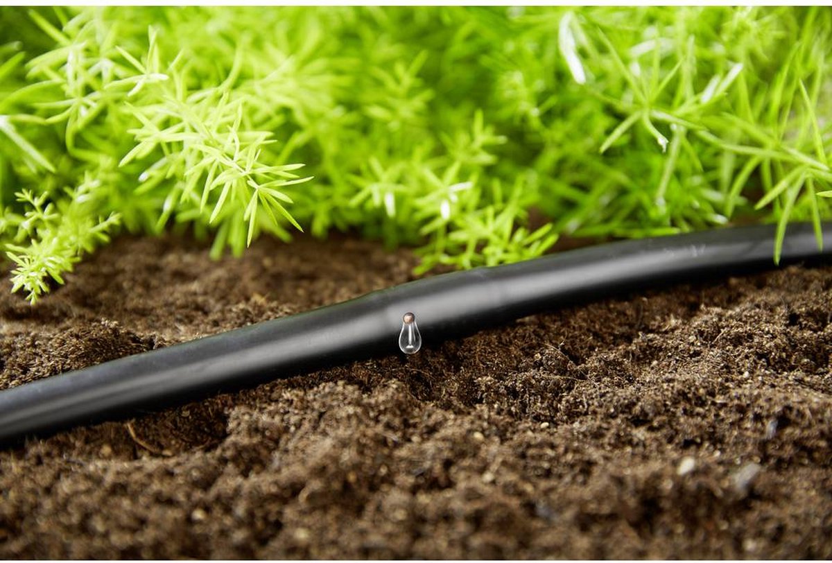 GARDENA Micro-Drip-System startset M voor rijplanten met besproeiingscomputer 13012-20 - Grijs