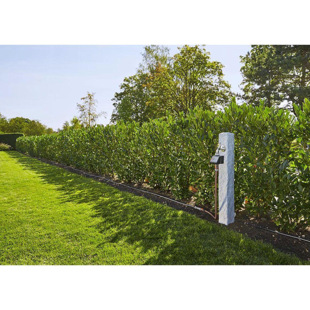 GARDENA Micro-Drip-System startset M voor rijplanten met besproeiingscomputer 13012-20 - Grijs