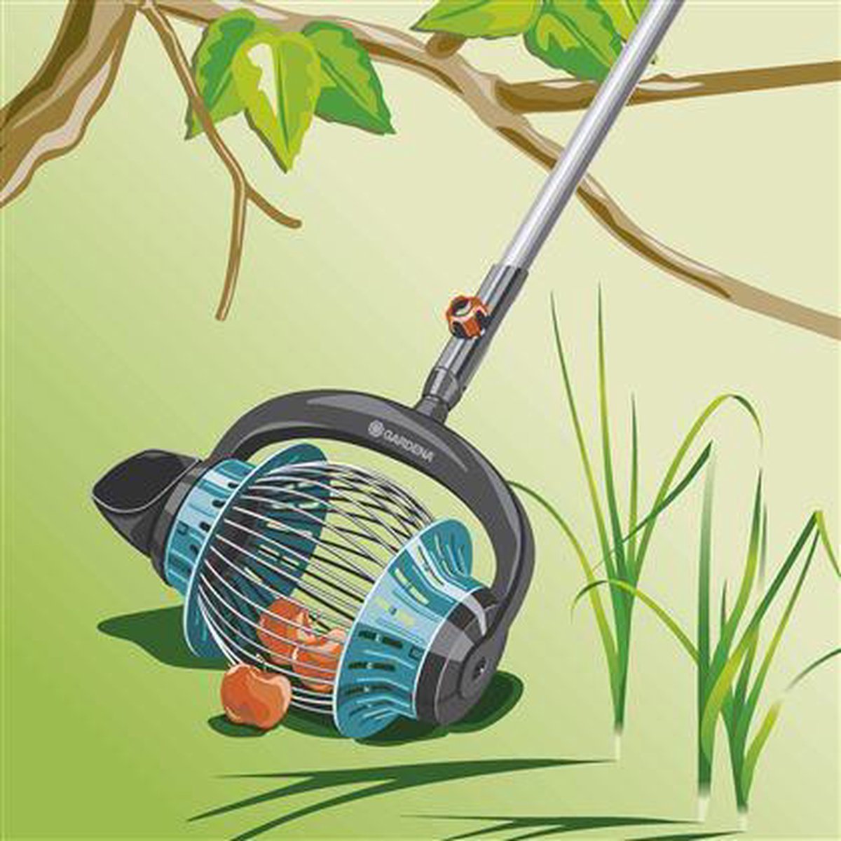 GARDENA Combisystem fruitverzamelaar 3108-20 - Turquoise