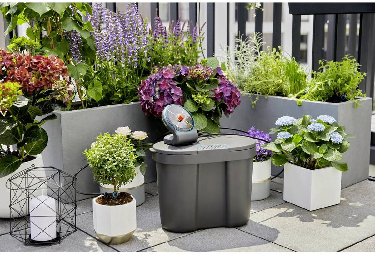 GARDENA Vakantie-bewateringset 13366-20, Inclusief 10,5 l watertank