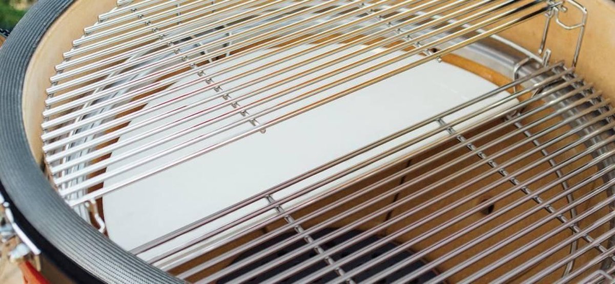 Kamado Joe Halfronde Deflektorstenen set - Classic Joe