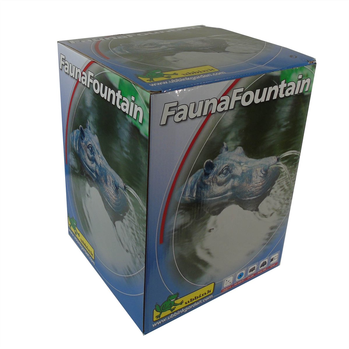 Ubbink Drijvende spuitfiguur Nijlpaardenkop - Bruin