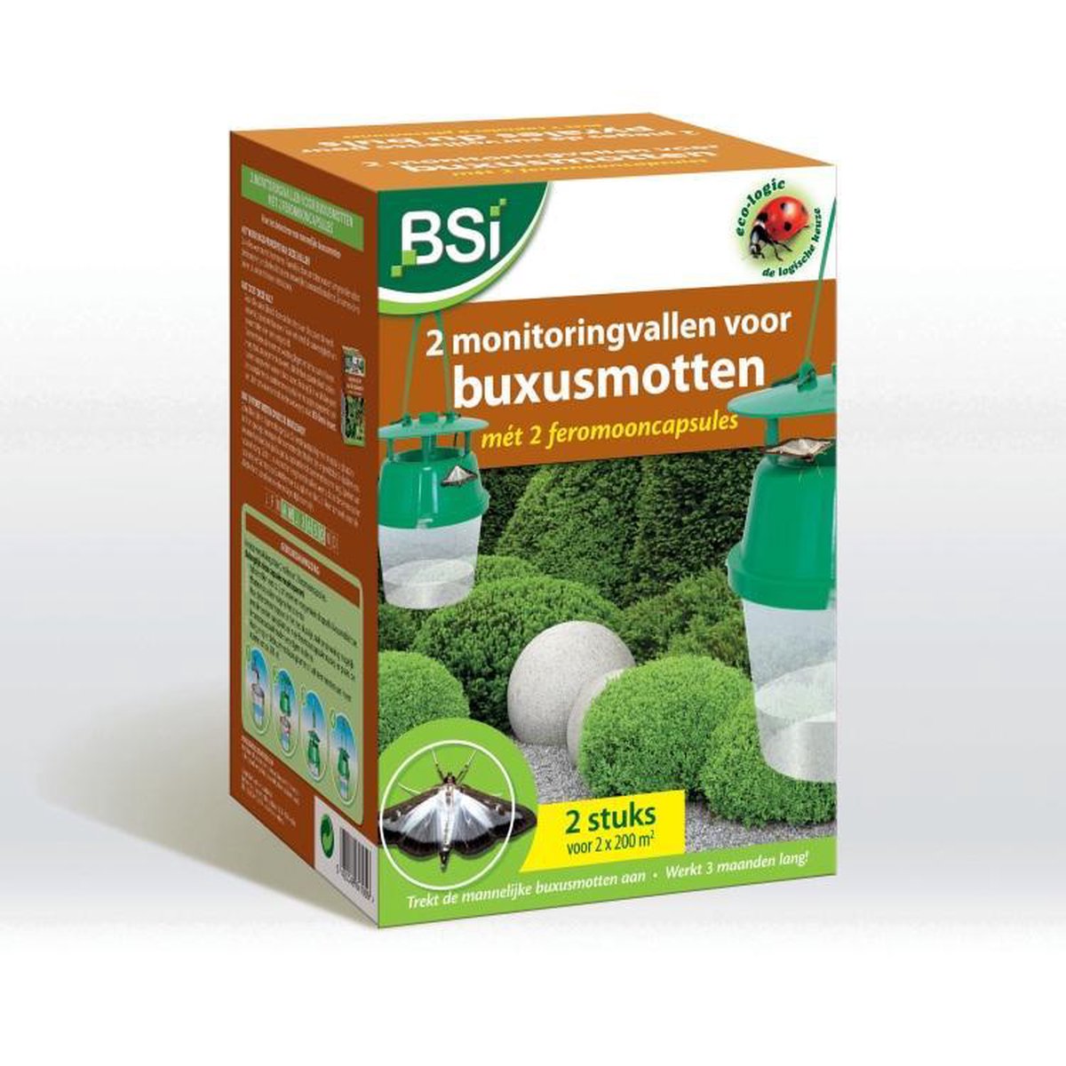 Bsi Feromoonvallen voor buxusmot, 2 stuks