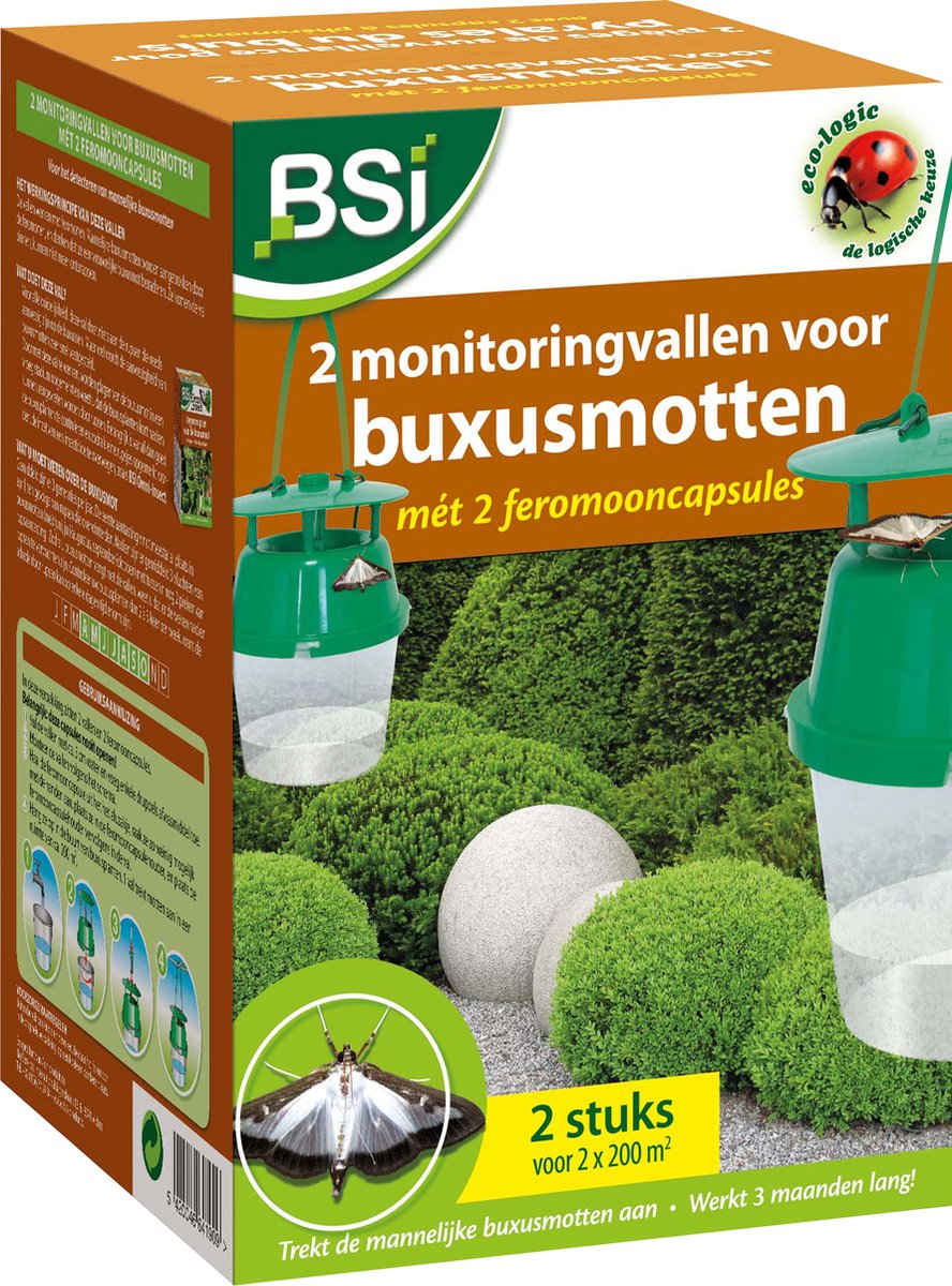 Bsi Feromoonvallen voor buxusmot, 2 stuks