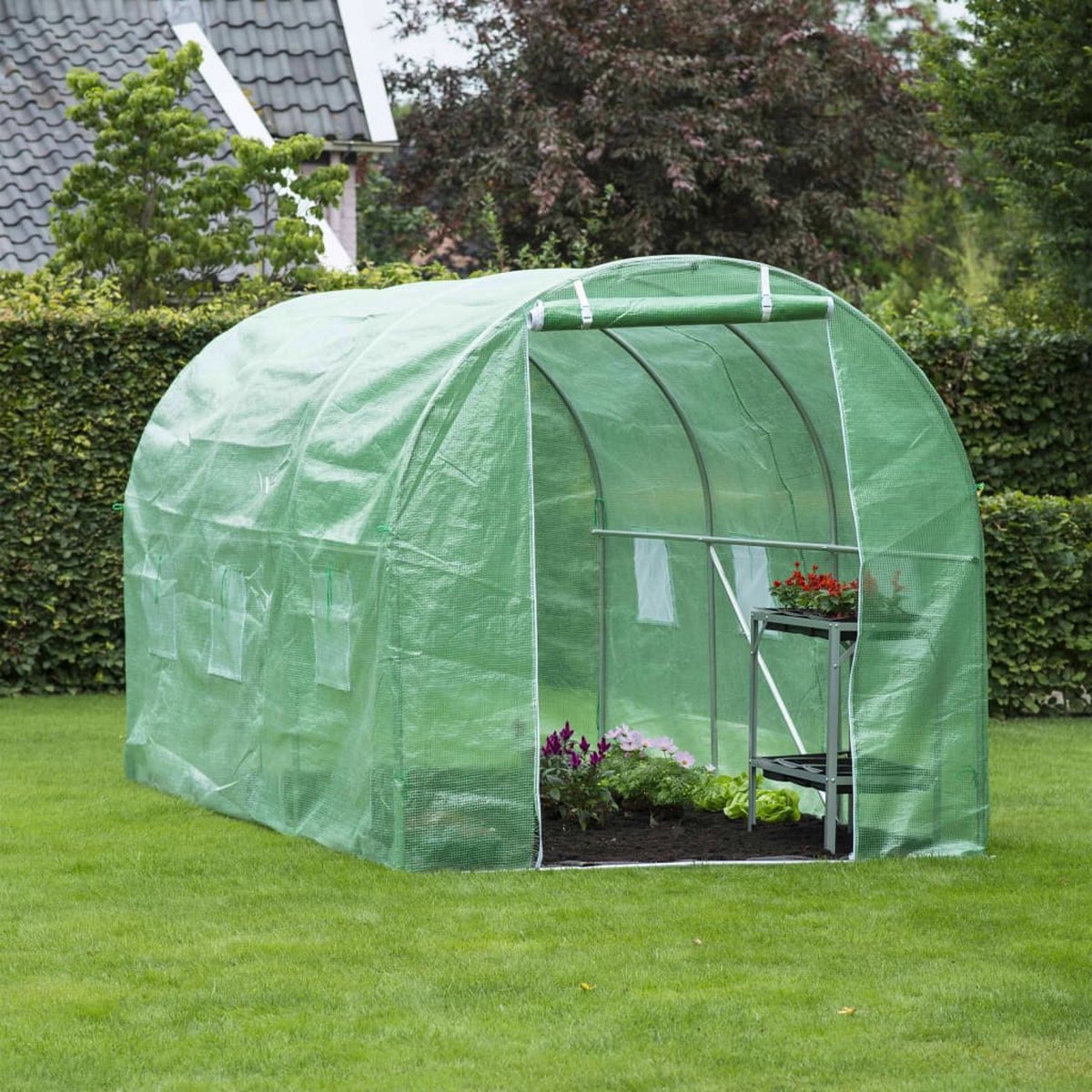 Nature Tuintunnel 200 x 350 x 200 cm - Groen