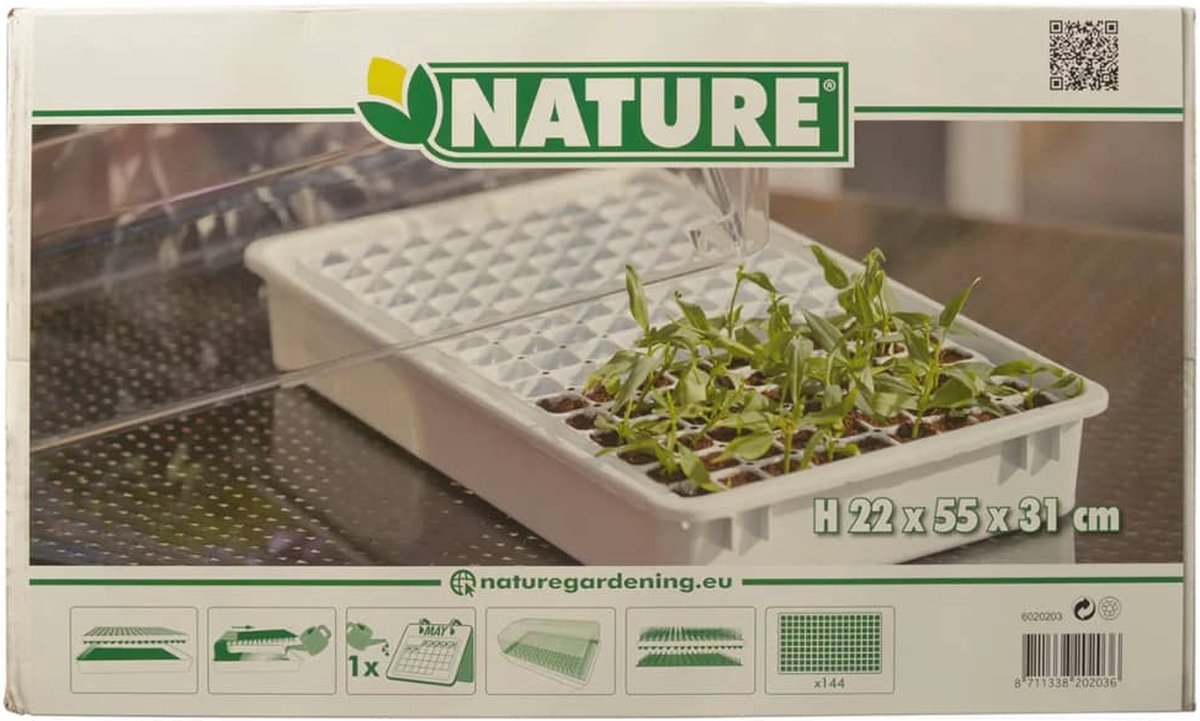 Nature Mini-kweekkasset met capillaire mat