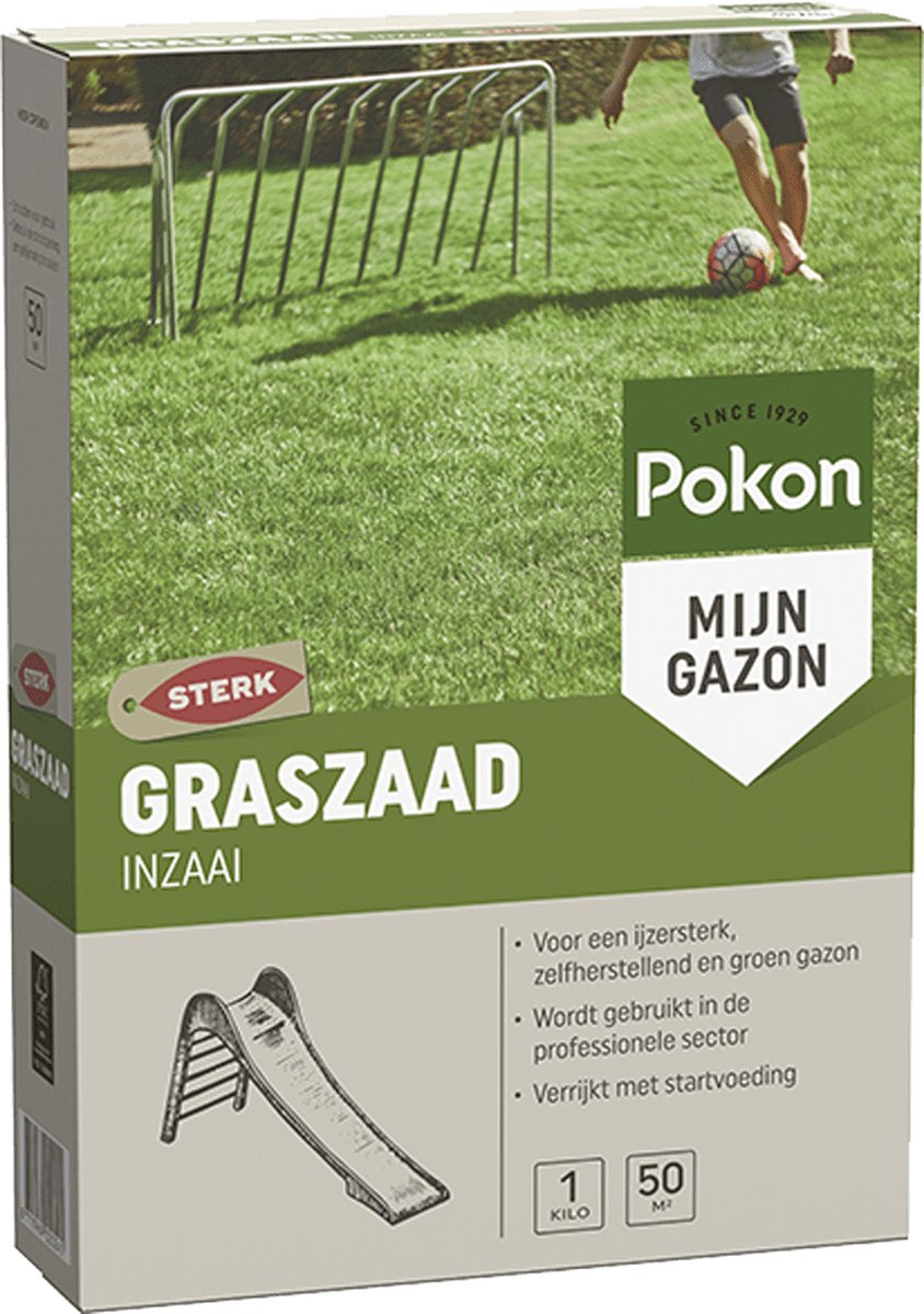 Pokon Graszaad Inzaai 1 kg, Voor 50 m²