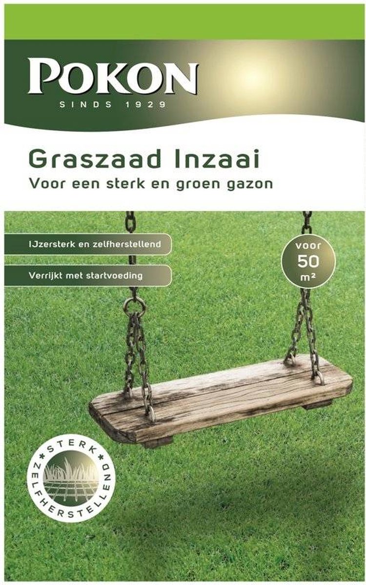 Pokon Graszaad Inzaai 1 kg, Voor 50 m²