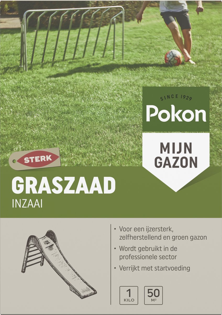 Pokon Graszaad Inzaai 1 kg, Voor 50 m²