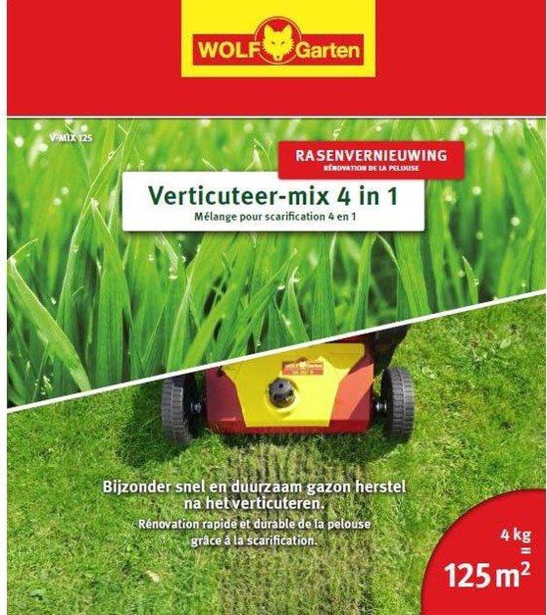 WOLF-Garten Verticuteermix V-Mix 125 - Rood