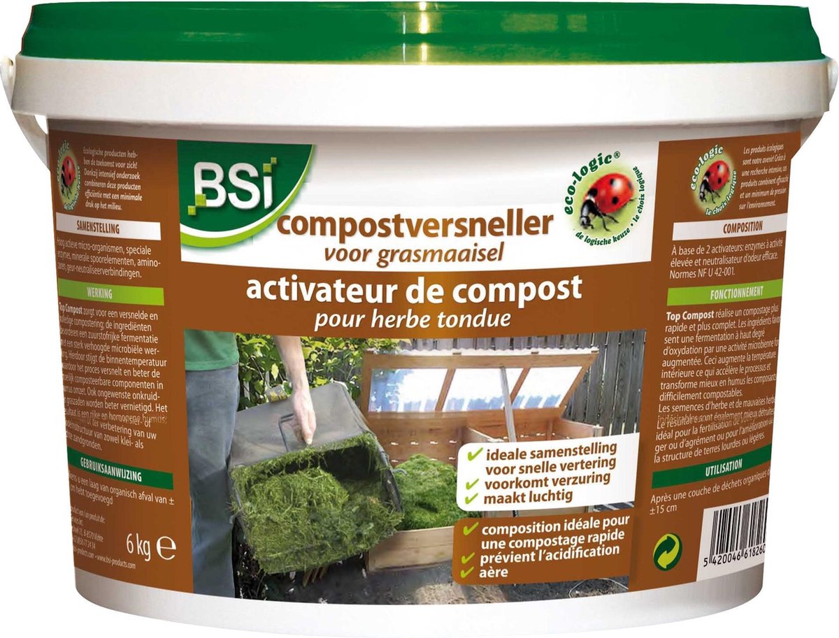 Bsi Compostversneller voor grasmaaisel 6 kg