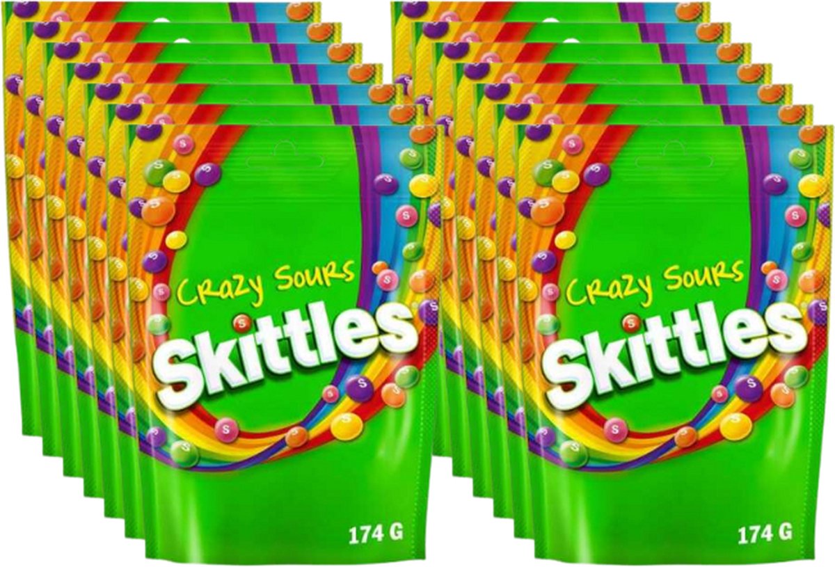 Skittles - Crazy Sours - 14x 174g